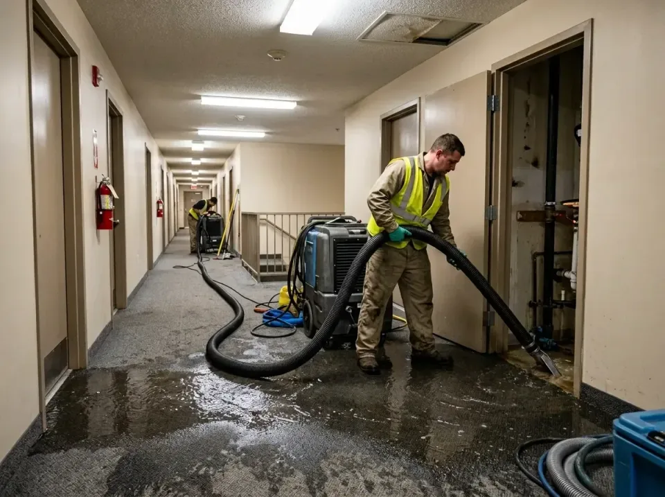 multi-unit-apartment-hallway-f-005 — frequently asked questions, Emergency Burst Pipe Water Extraction & Removal in Clearwat…